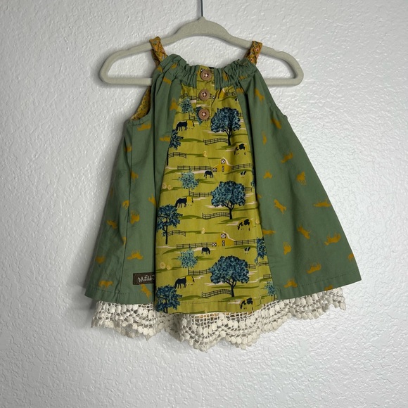 Matildia Jane and Joanna Gaines Little Sprouts Horse Dress Size 6-12 Months - Picture 6 of 9